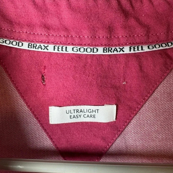 Brax Men’s Polo Shirt Pink Color Large Style Petter Pink - Picture 2 of 6